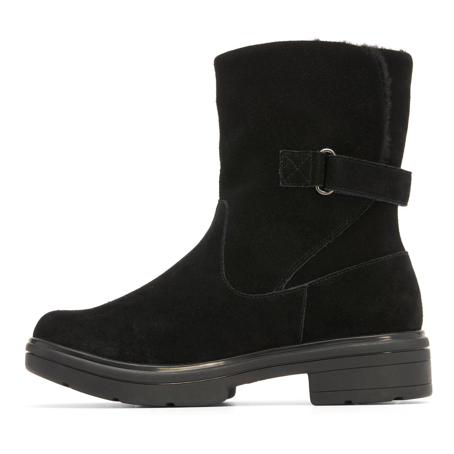 ABEO Footwear Vista Mid Boot Black Suede