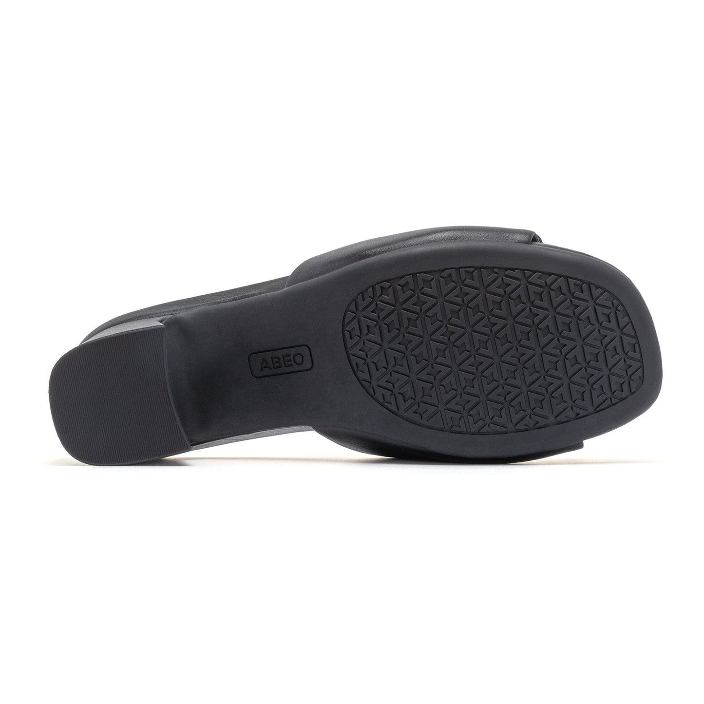 ABEO Footwear Avenue Slide Black Leather