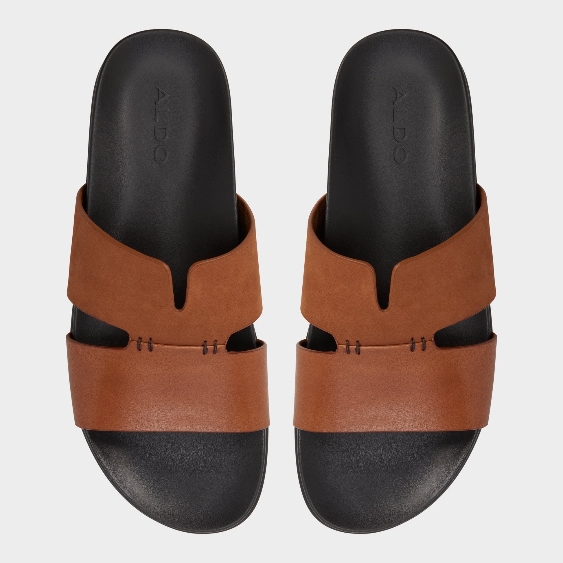 Marcelo in Cognac - Slide sandal Aldo Cognac