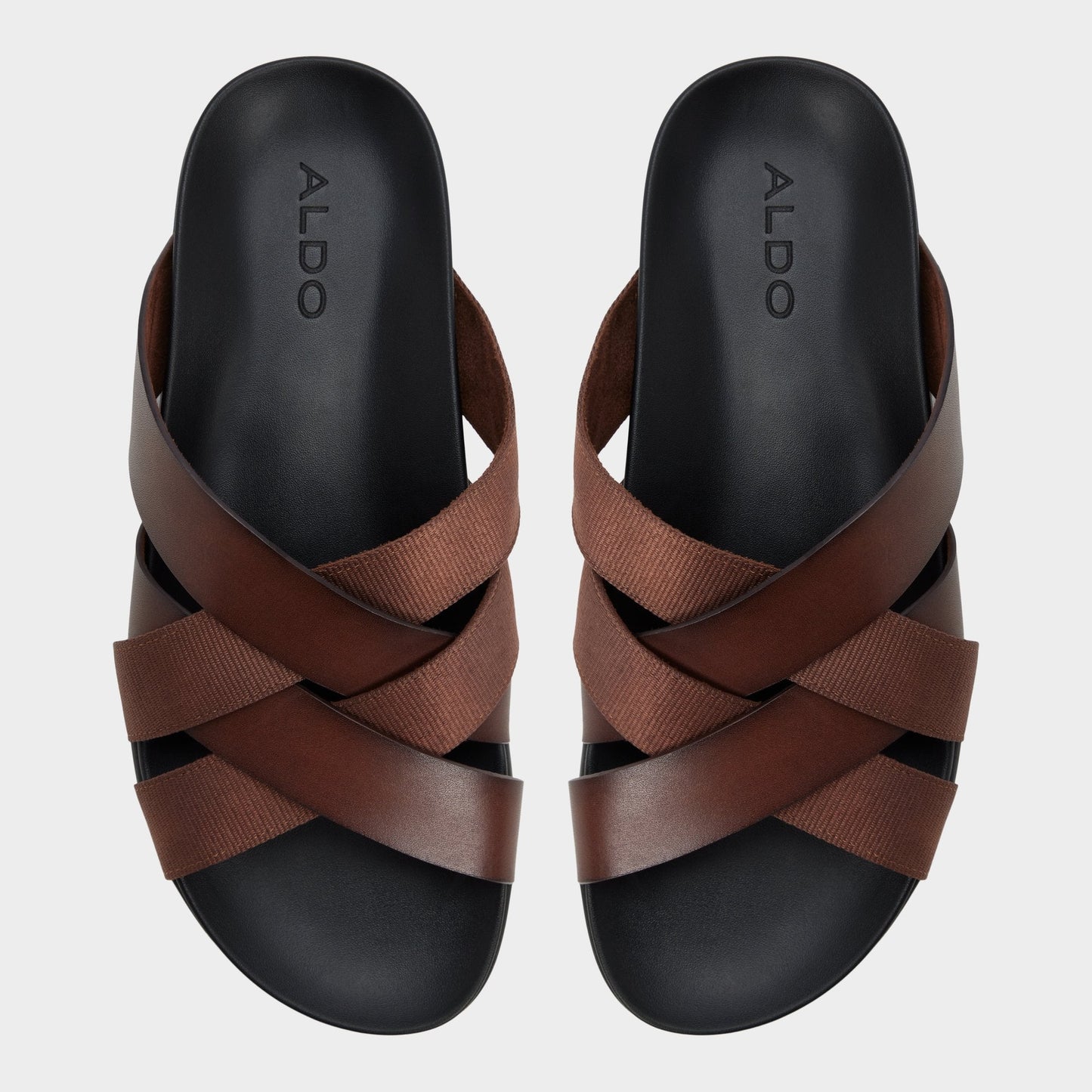Florian in Dark Brown - Slide sandal Aldo Dark brown