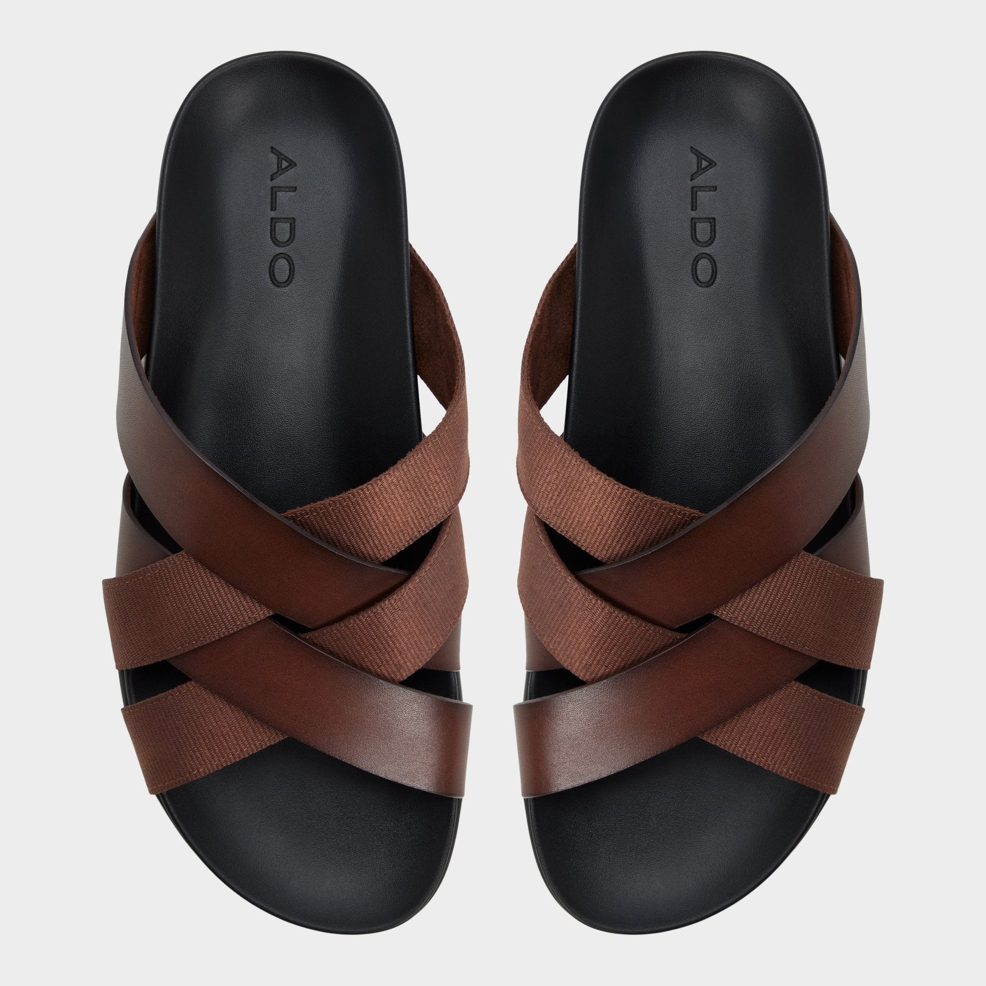 Florian in Dark Brown - Slide sandal Aldo Dark brown