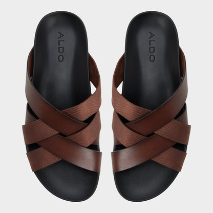Florian in Dark Brown - Slide sandal Aldo Dark brown