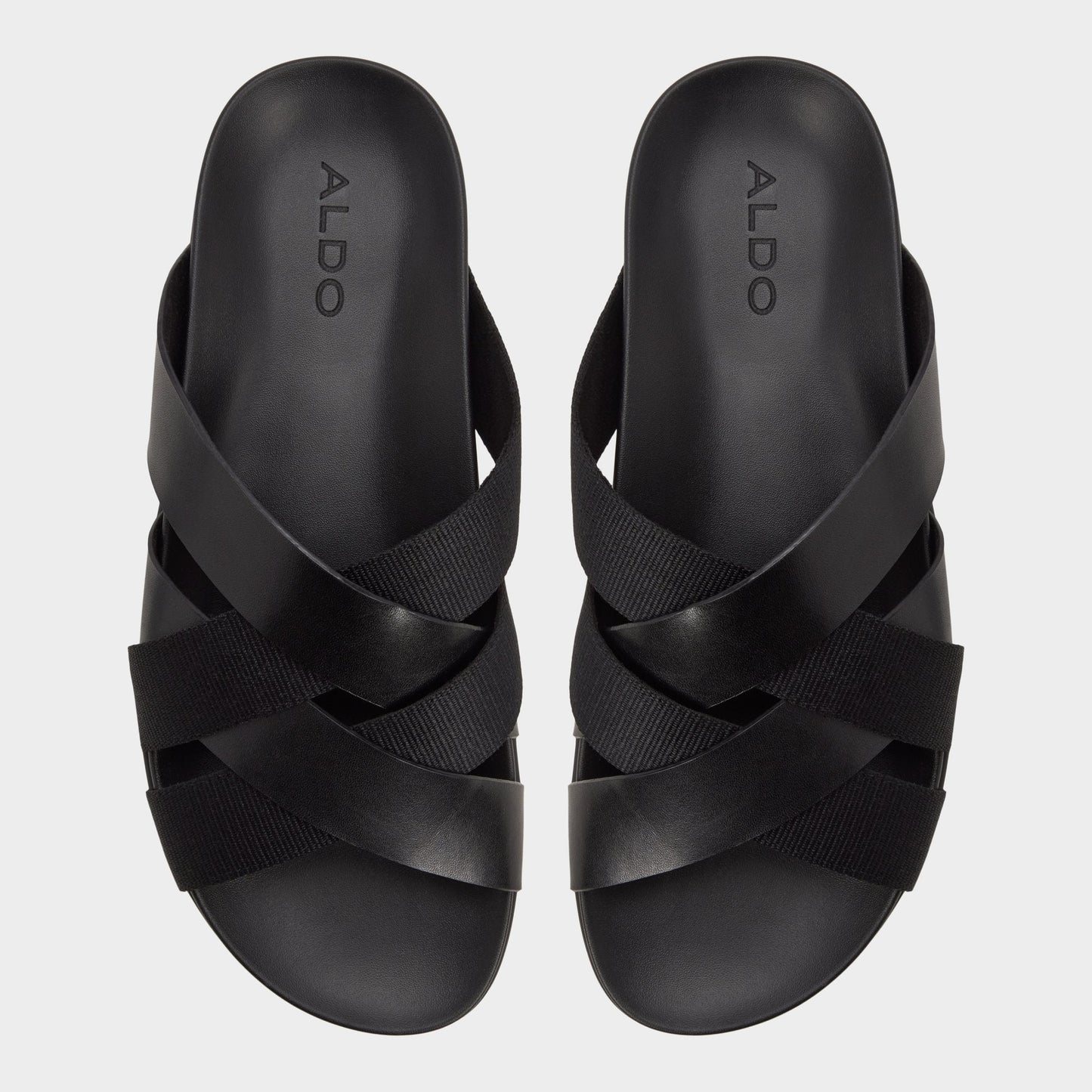 Florian in Black - Slide sandal Aldo Black