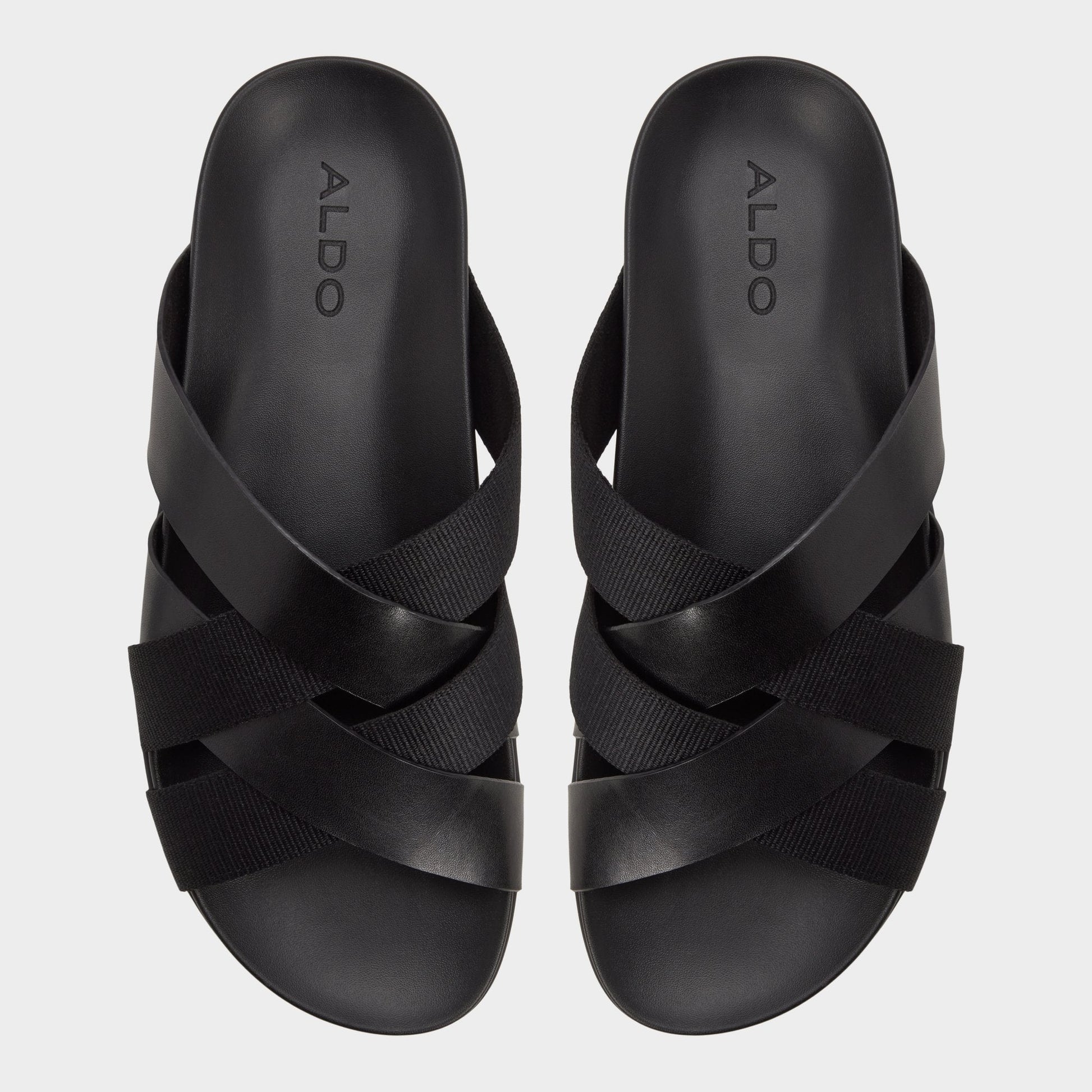 Florian in Black - Slide sandal Aldo Black