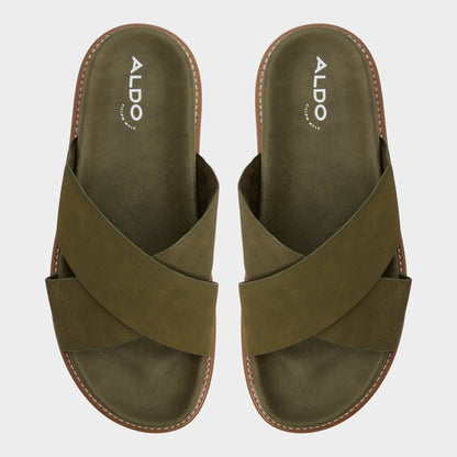 Marrin in Olive - Slide sandal Aldo Olive