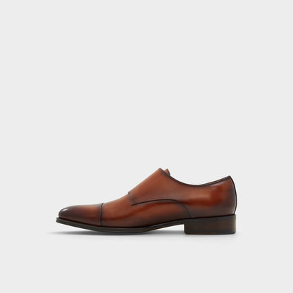 Axwell Cognac Men's Dress Shoes - Monkstrap loafer Aldo Cognac
