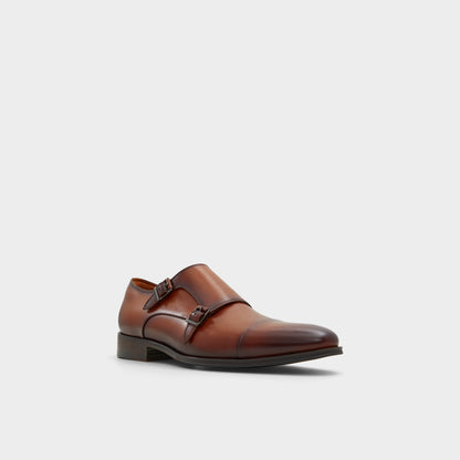 Axwell Cognac Men's Dress Shoes - Monkstrap loafer Aldo Cognac