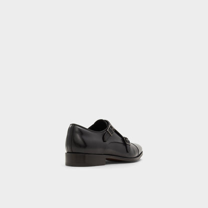 Axwell Black Men's Dress Shoes - Monkstrap loafer Aldo Black