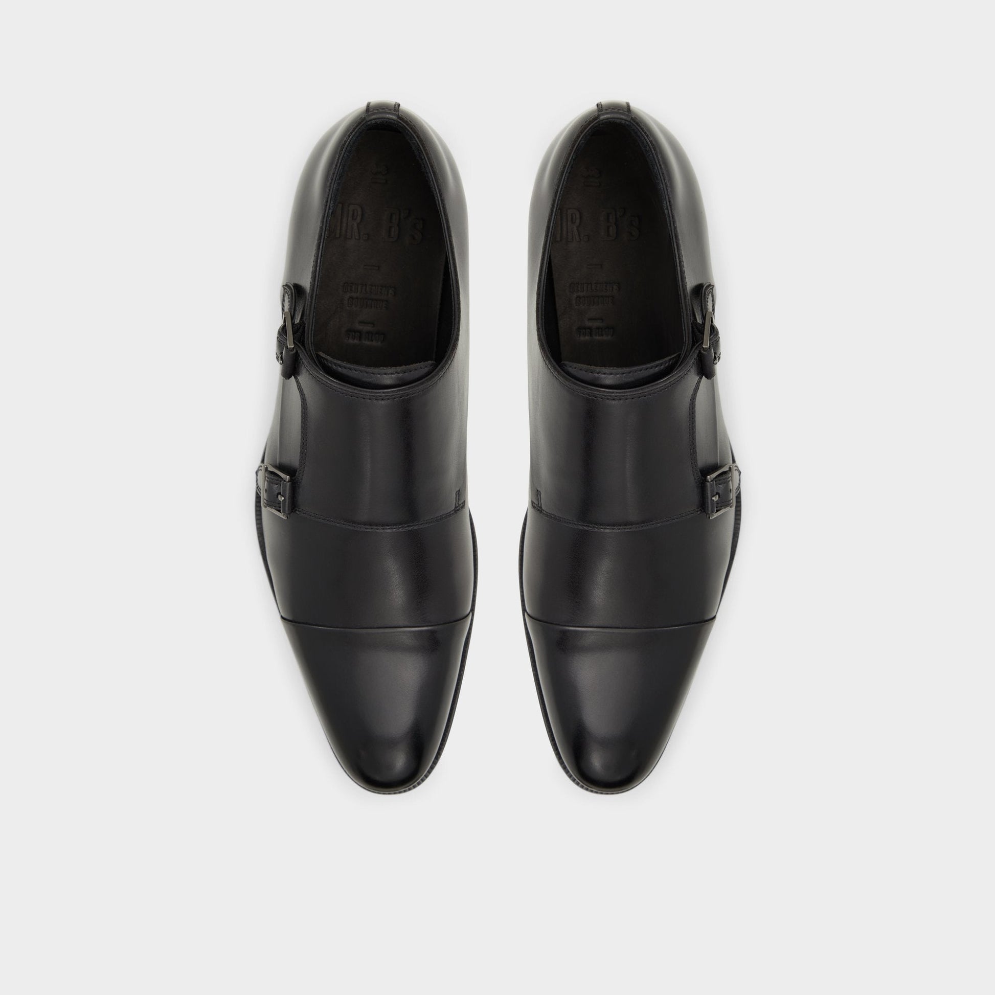 Axwell Black Men's Dress Shoes - Monkstrap loafer Aldo Black