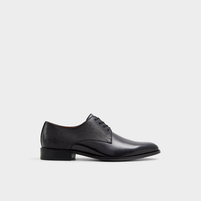 Halbart Black Leather Embossed Men's Oxfords & Lace-ups - Oxford shoe Aldo Black