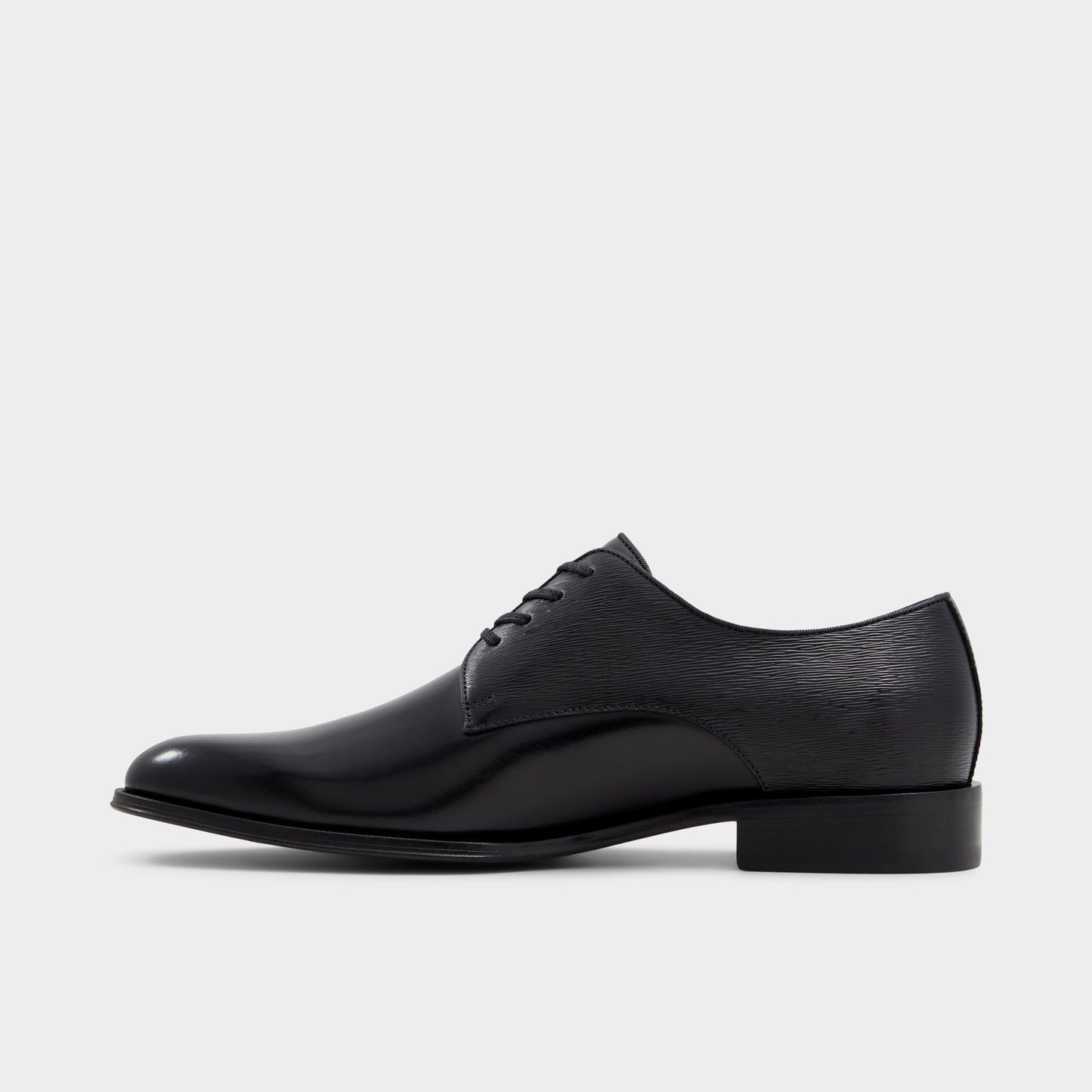 Halbart Black Leather Embossed Men's Oxfords & Lace-ups - Oxford shoe Aldo Black