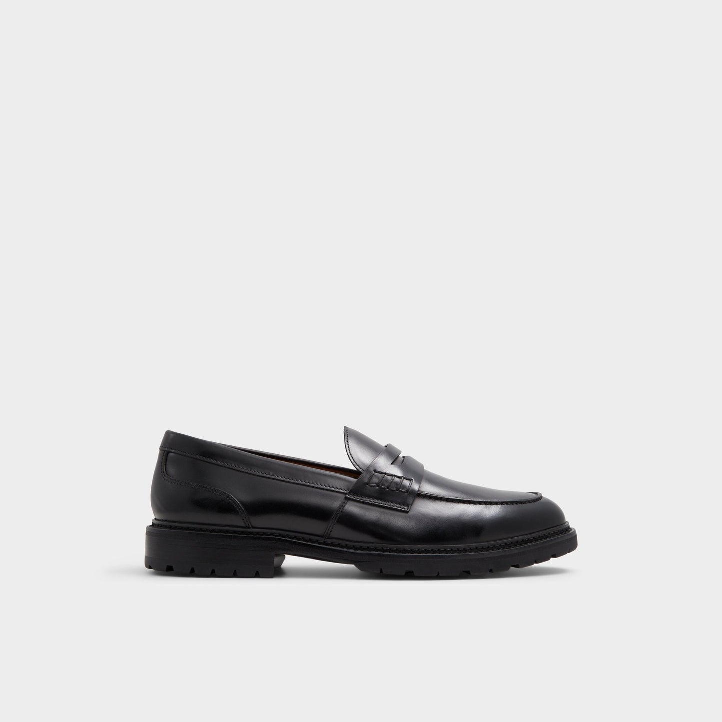 Aleris Black Men's Dress Shoes - Loafer, Lug sole Aldo Black