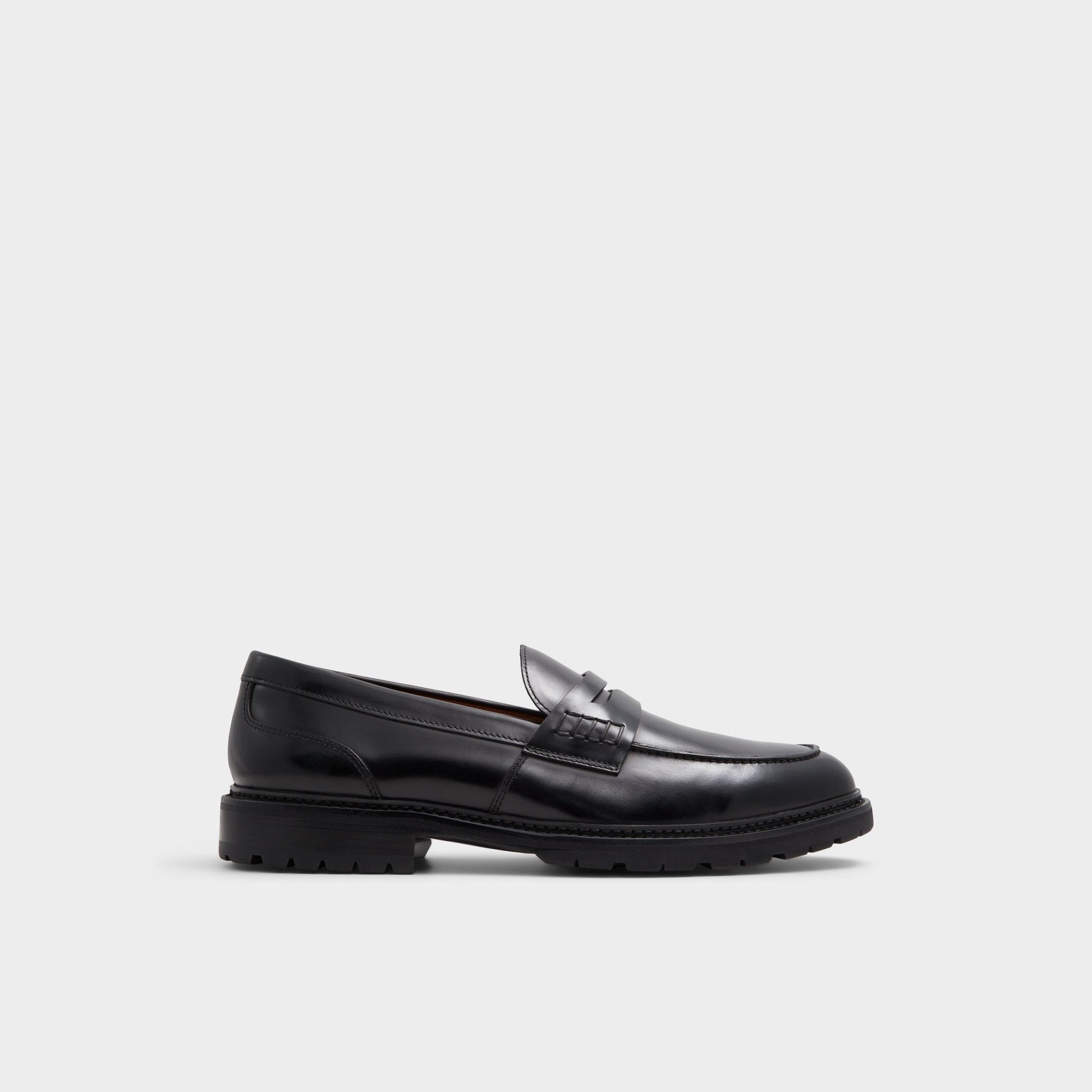 Aleris Black Men's Dress Shoes - Loafer, Lug sole Aldo Black