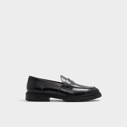 Aleris Black Men's Dress Shoes - Loafer, Lug sole Aldo Black