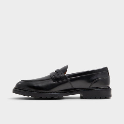 Aleris Black Men's Dress Shoes - Loafer, Lug sole Aldo Black
