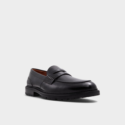 Aleris Black Men's Dress Shoes - Loafer, Lug sole Aldo Black