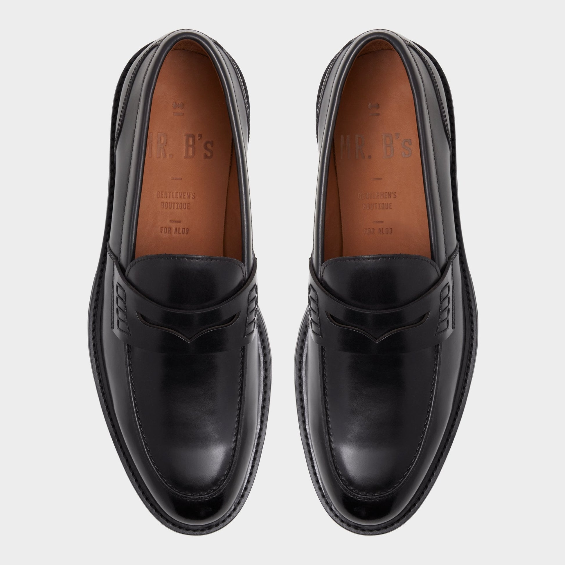 Aleris Black Men's Dress Shoes - Loafer, Lug sole Aldo Black