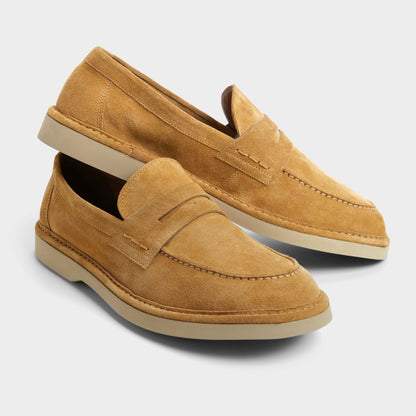 Iver Light Brown Men's Dress Shoes - Loafer Aldo Light Brown