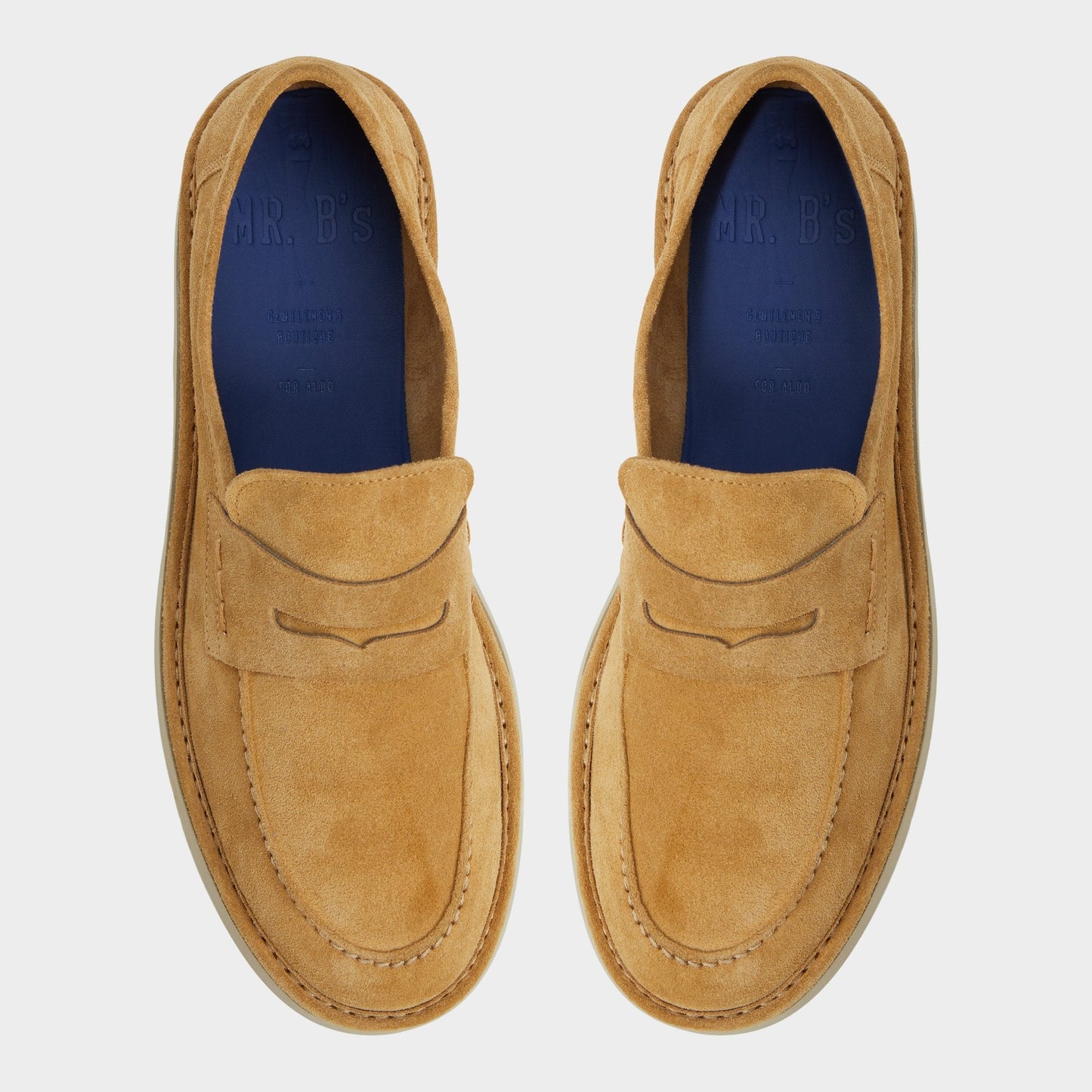 Iver Light Brown Men's Dress Shoes - Loafer Aldo Light Brown