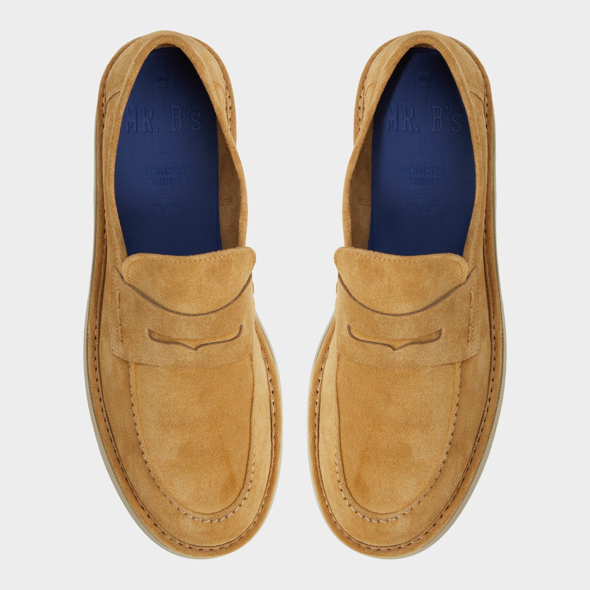 Iver Light Brown Men's Dress Shoes - Loafer Aldo Light Brown