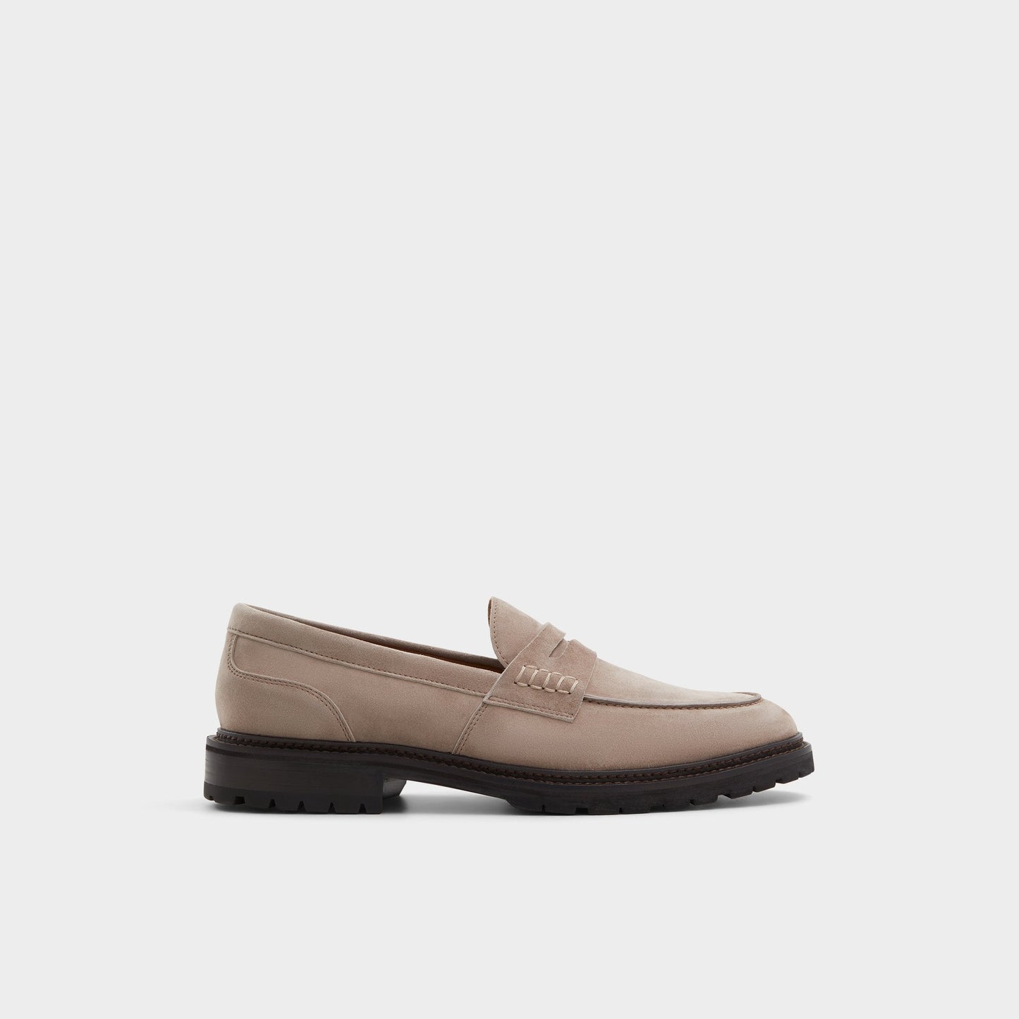 Aleris Brown Men's Dress Shoes - Loafer, Lug sole Aldo Brown