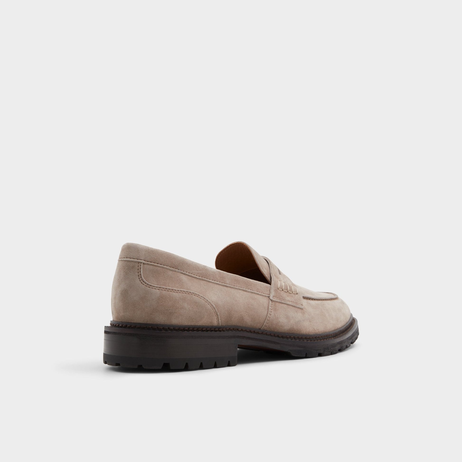 Aleris Brown Men's Dress Shoes - Loafer, Lug sole Aldo Brown