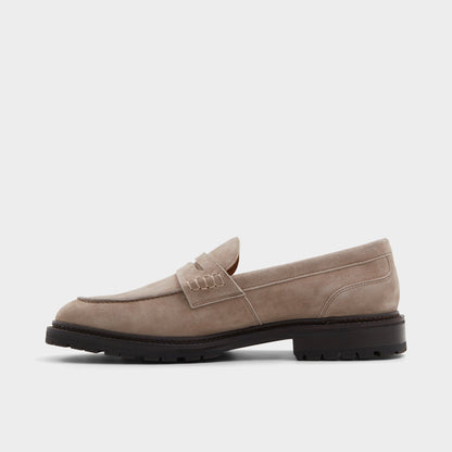 Aleris Brown Men's Dress Shoes - Loafer, Lug sole Aldo Brown