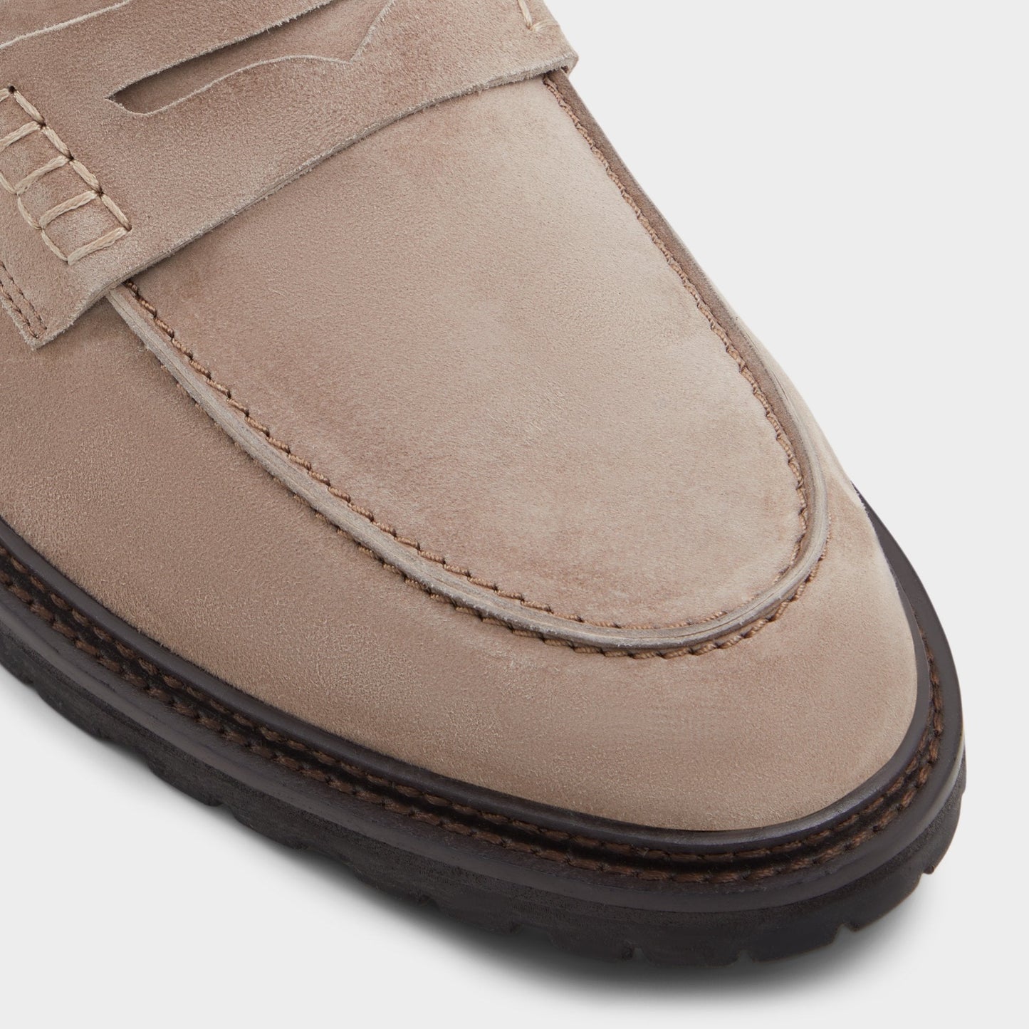 Aleris Brown Men's Dress Shoes - Loafer, Lug sole Aldo Brown