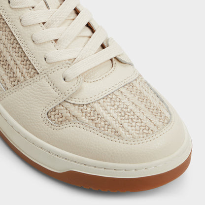 Ludlow White Leather Mixed Material Men's Low top - Low top sneaker Aldo White