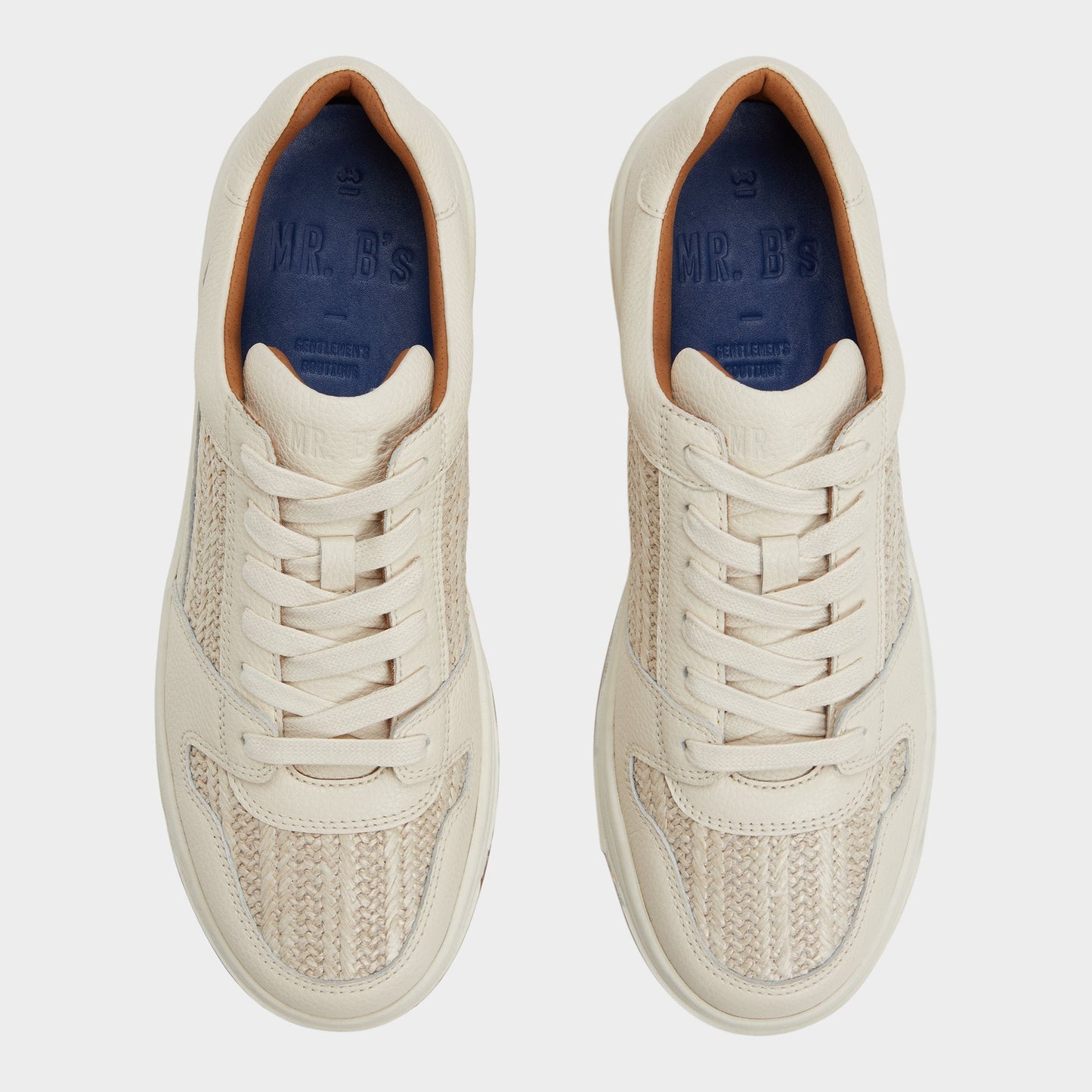 Ludlow White Leather Mixed Material Men's Low top - Low top sneaker Aldo White