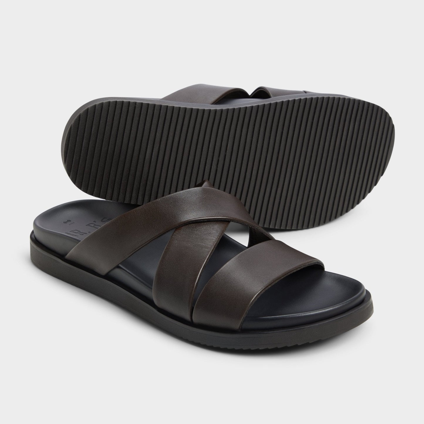 Kairo Dark Brown Men's Sandals & Slides - Slide sandal Aldo Dark Brown