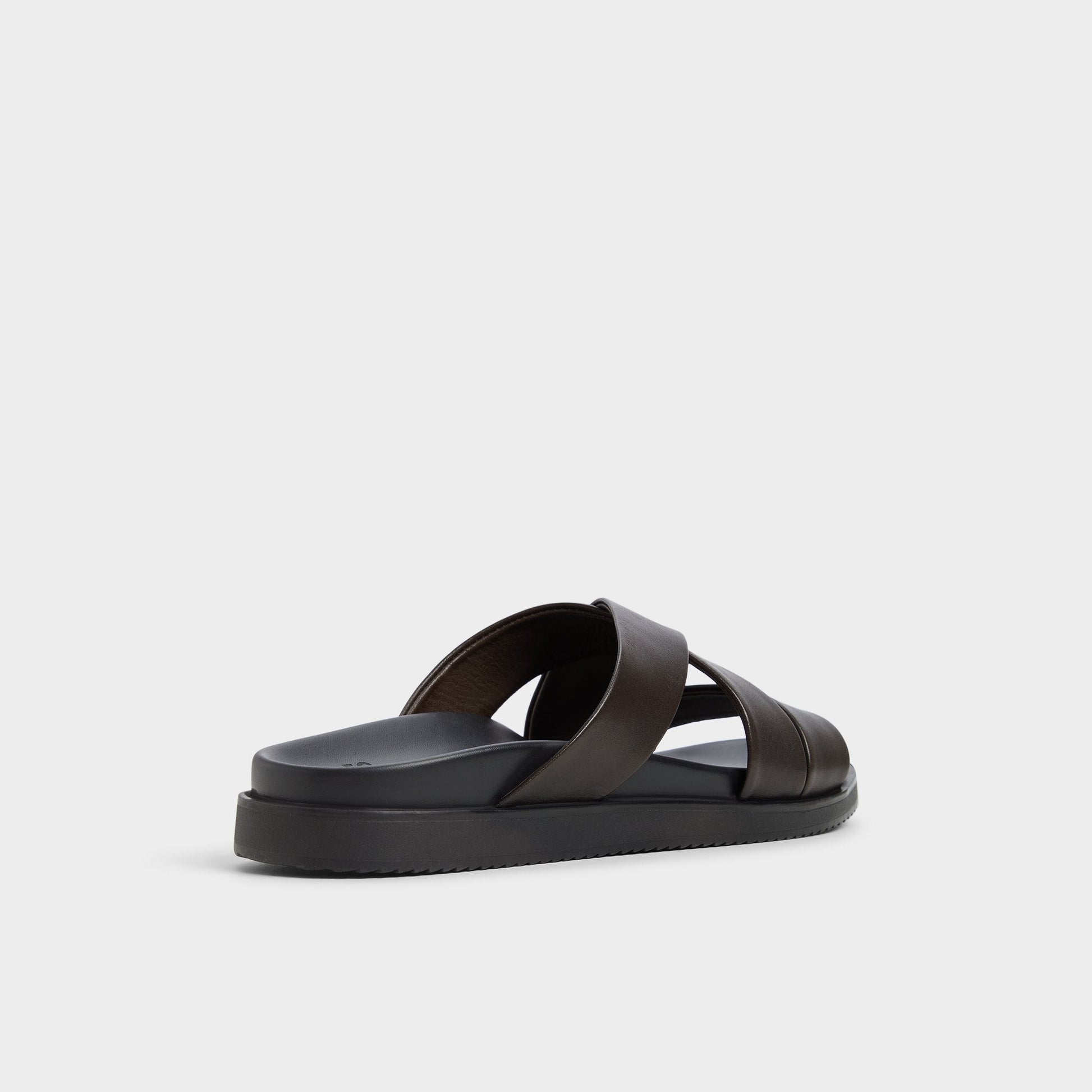 Kairo Dark Brown Men's Sandals & Slides - Slide sandal Aldo Dark Brown