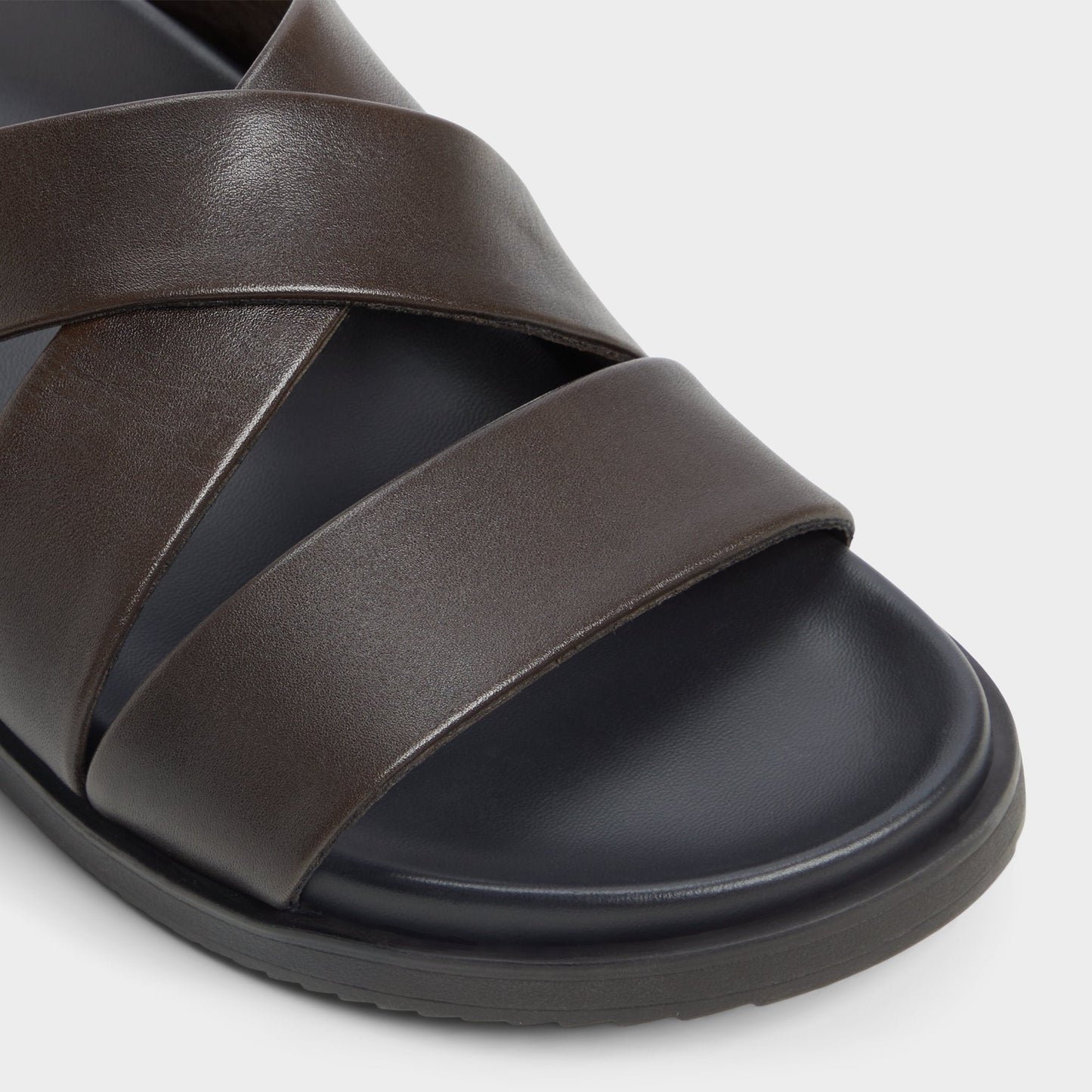 Kairo Dark Brown Men's Sandals & Slides - Slide sandal Aldo Dark Brown