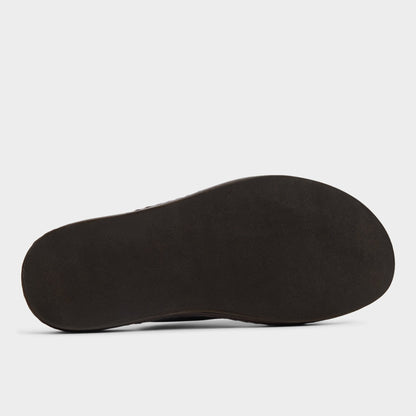 Steele Dark Brown Men's Sandals & Slides - Slide sandal Aldo Dark Brown