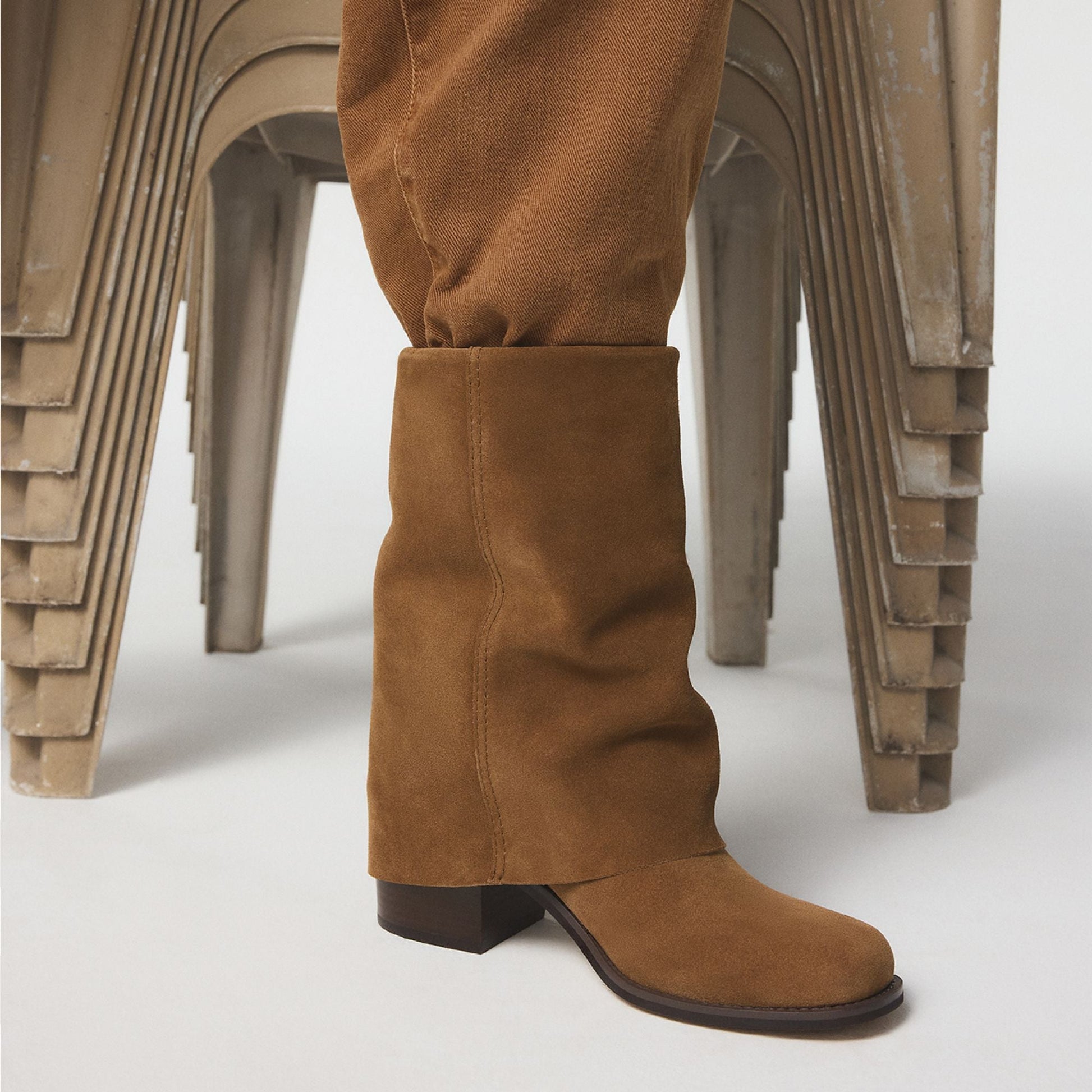 Nolya in Medium Brown - Ankle boot, Block heel Aldo Medium brown
