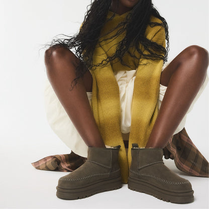 Milanie in Dark Green - Ankle boot, Lug sole Aldo Dark Green