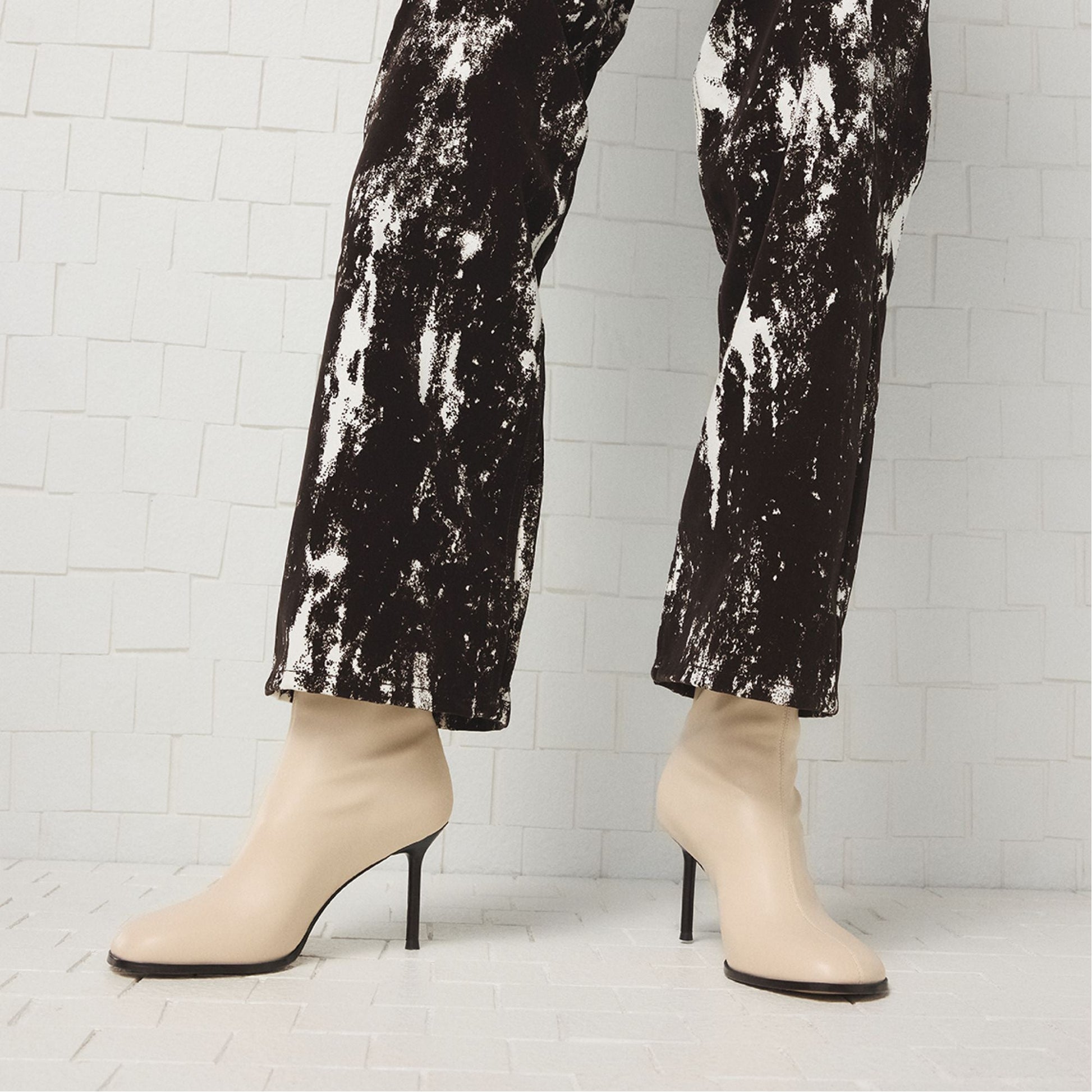 Evander in Cream - Ankle boot, Stiletto heel Aldo Cream
