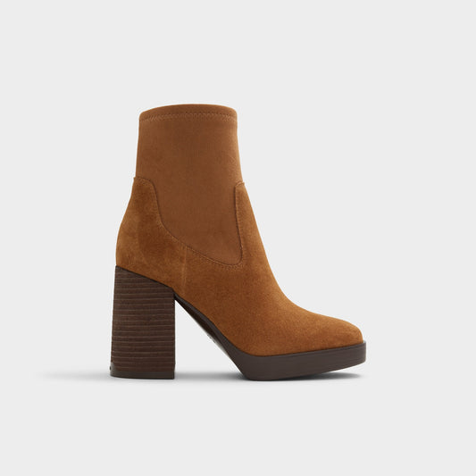 Voss Dark Brown Women's Casual boots - Ankle boot, Block heel Aldo Dark Brown