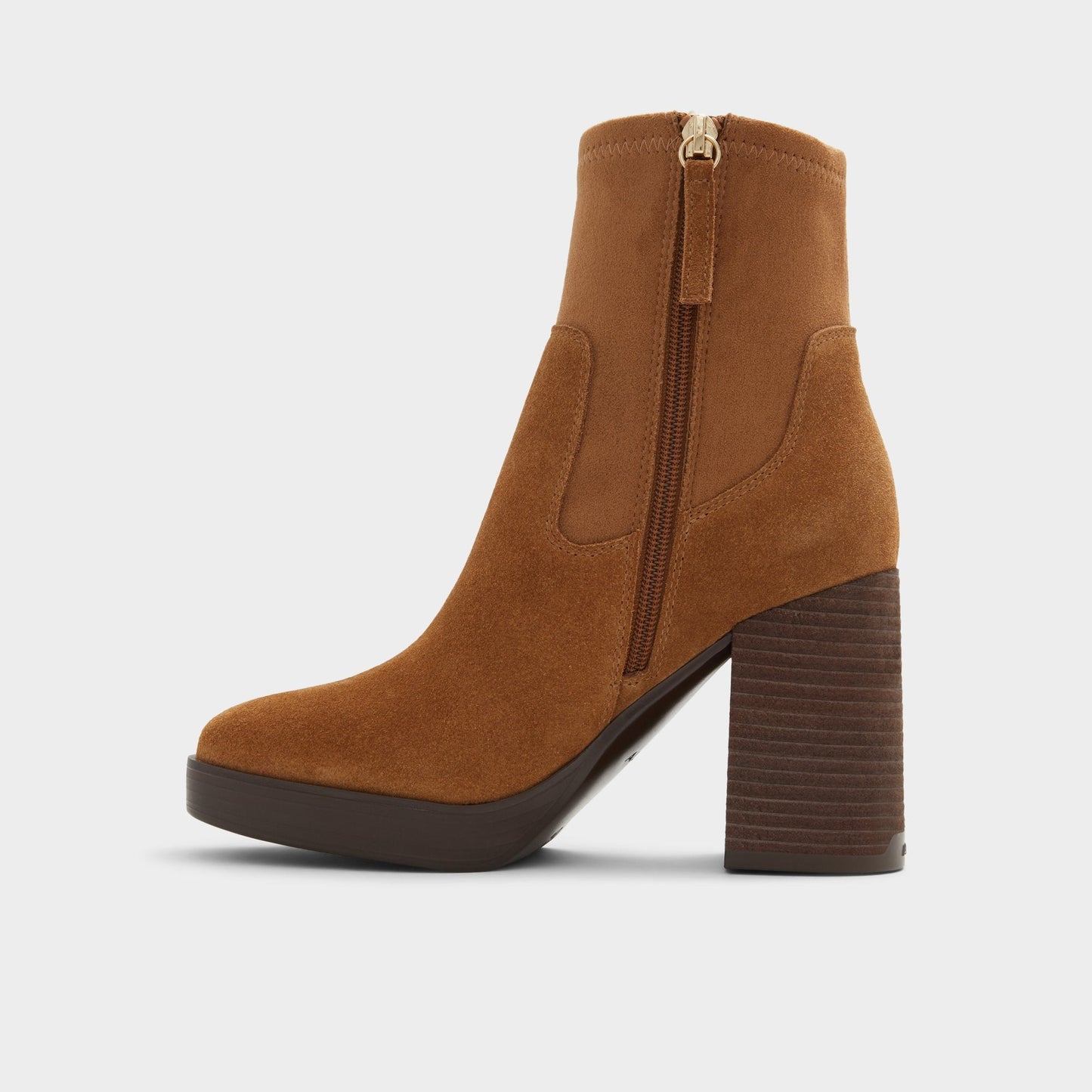Voss Dark Brown Women's Casual boots - Ankle boot, Block heel Aldo Dark Brown