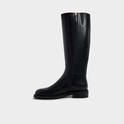 Charley in Black - Knee-high boot, Cup sole Aldo Black