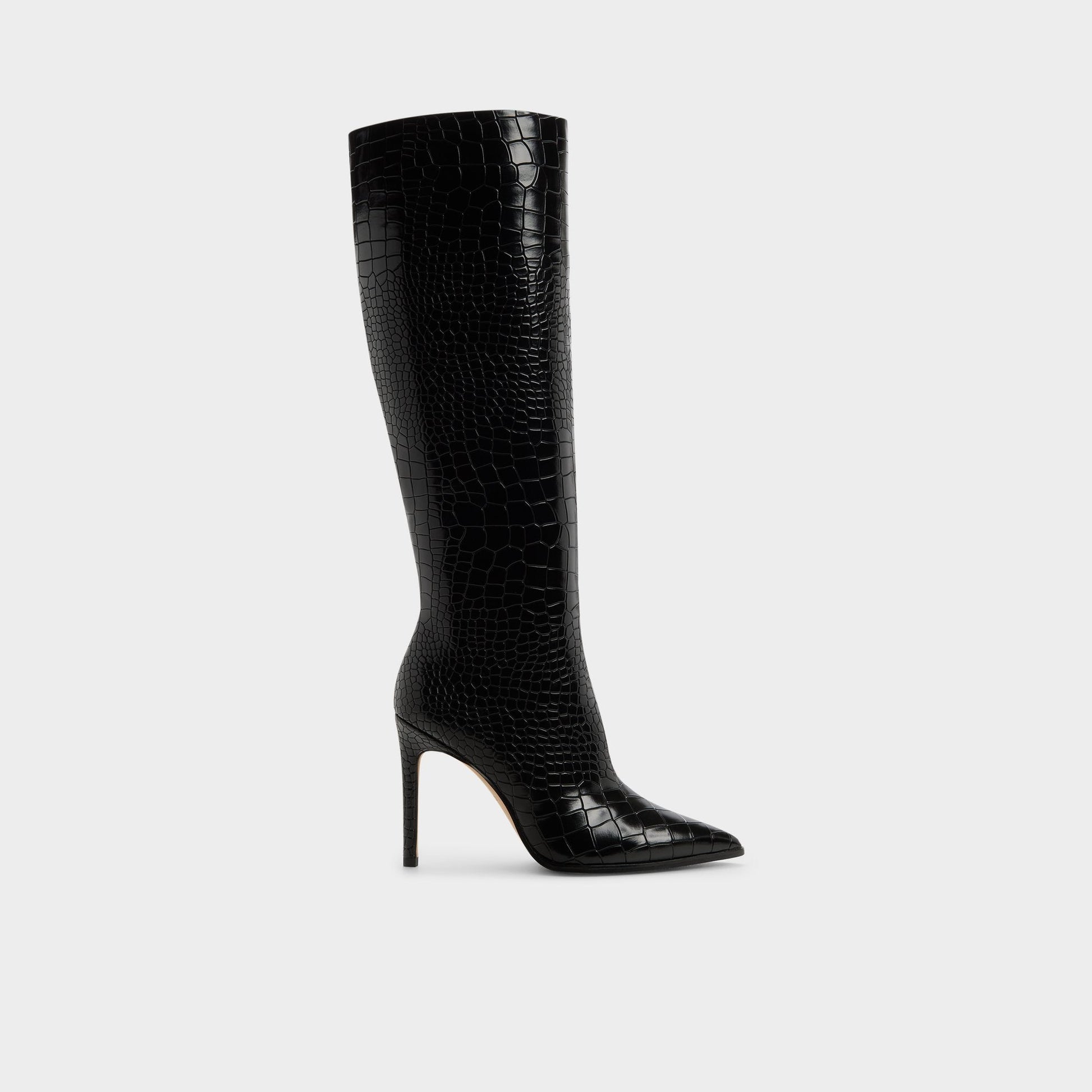 Alabrenda - Knee-high boot, Stiletto heel Aldo Black