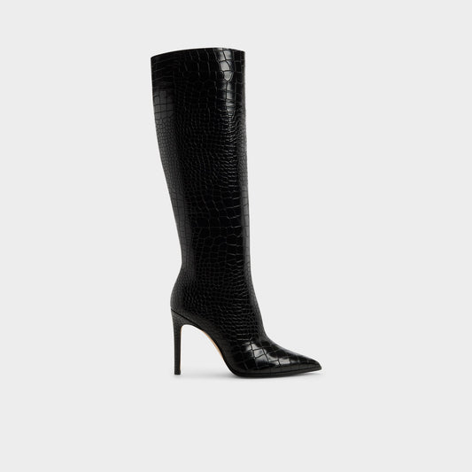 Alabrenda - Knee-high boot, Stiletto heel Aldo Black
