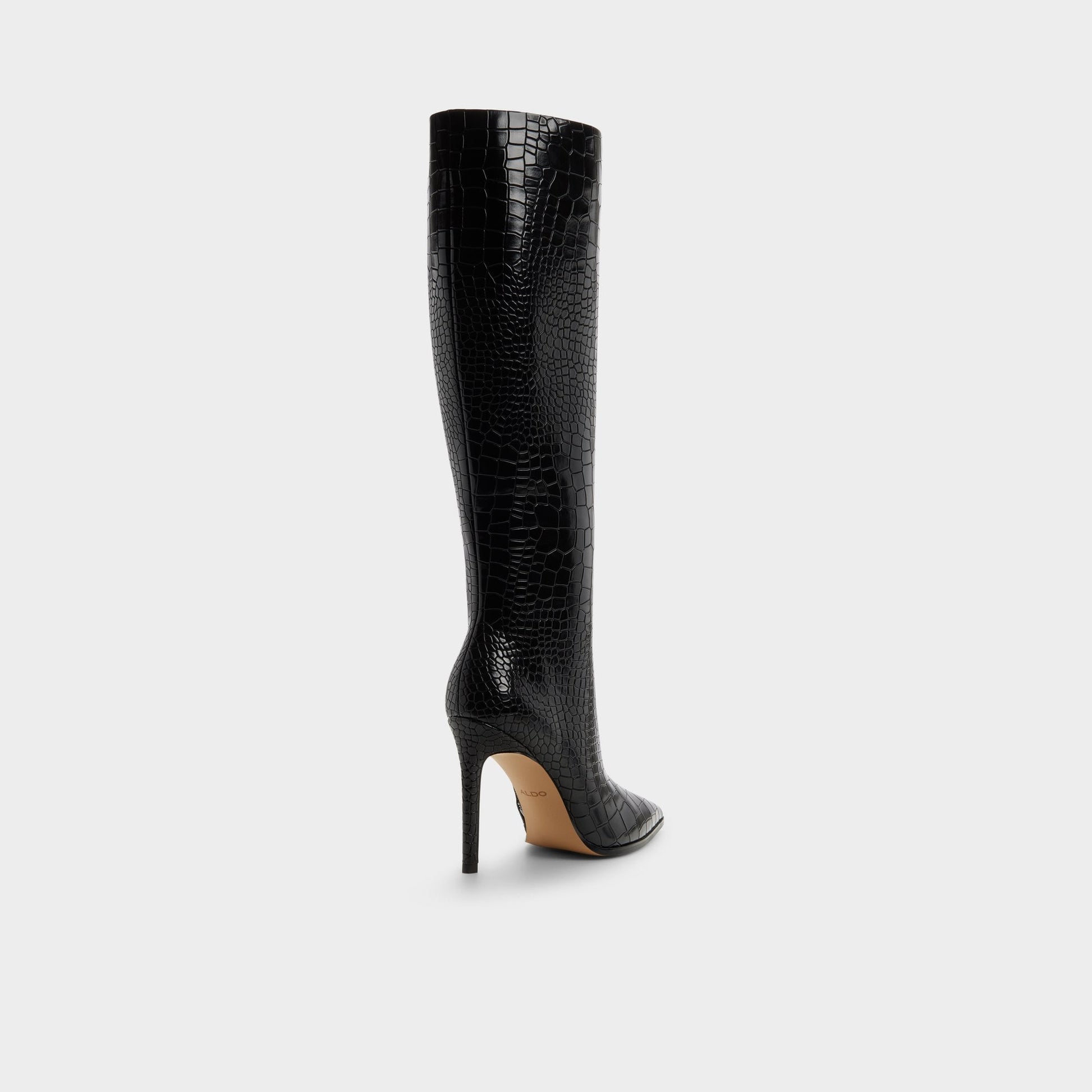 Alabrenda - Knee-high boot, Stiletto heel Aldo Black