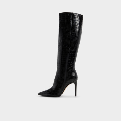 Alabrenda - Knee-high boot, Stiletto heel Aldo Black