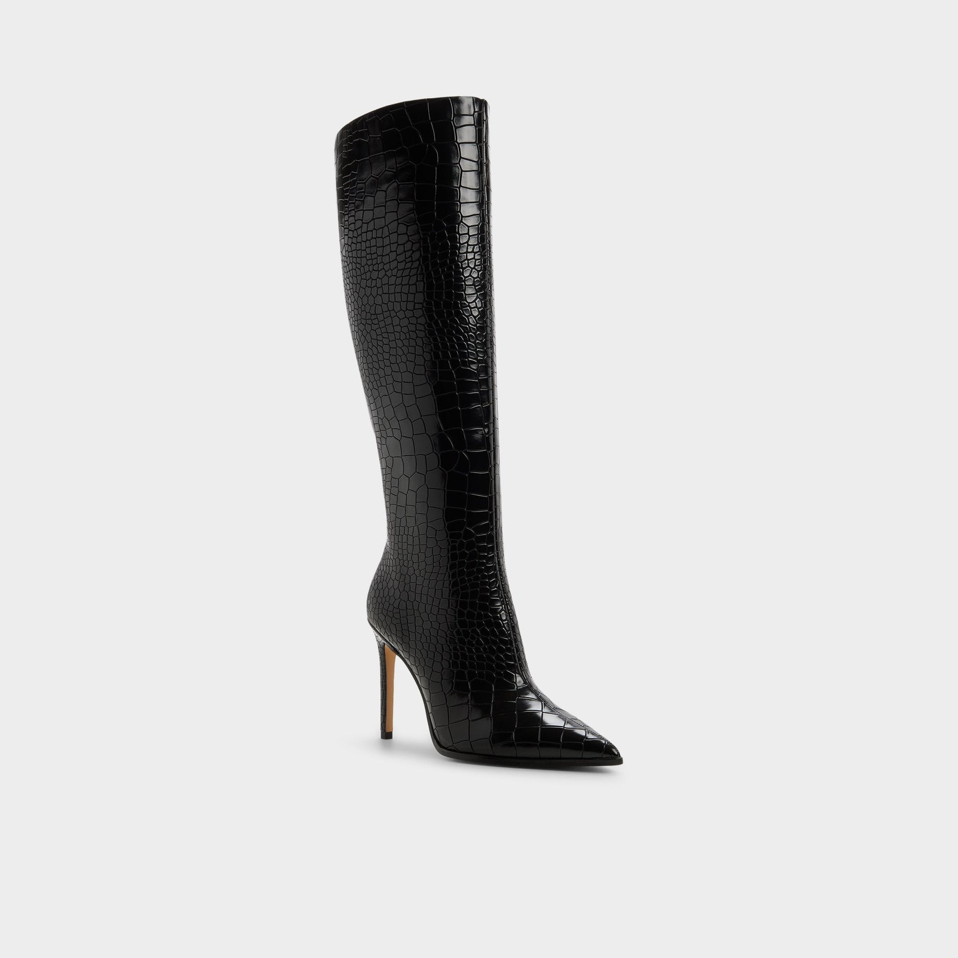 Alabrenda - Knee-high boot, Stiletto heel Aldo Black