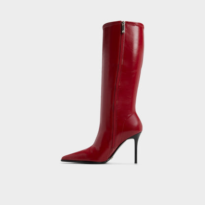 Re in Emily Medium Red - Knee-high boot, Stiletto heel Aldo Medium red