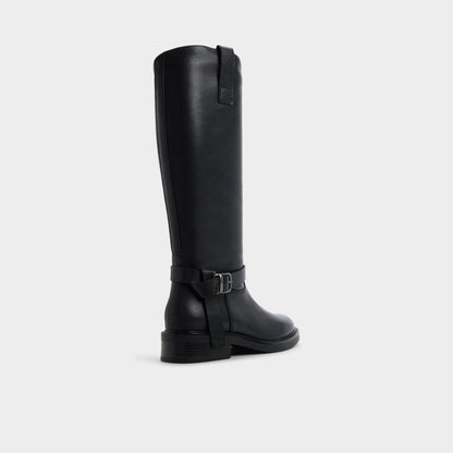 Philippa in Black - Riding boot, Block heel Aldo Black