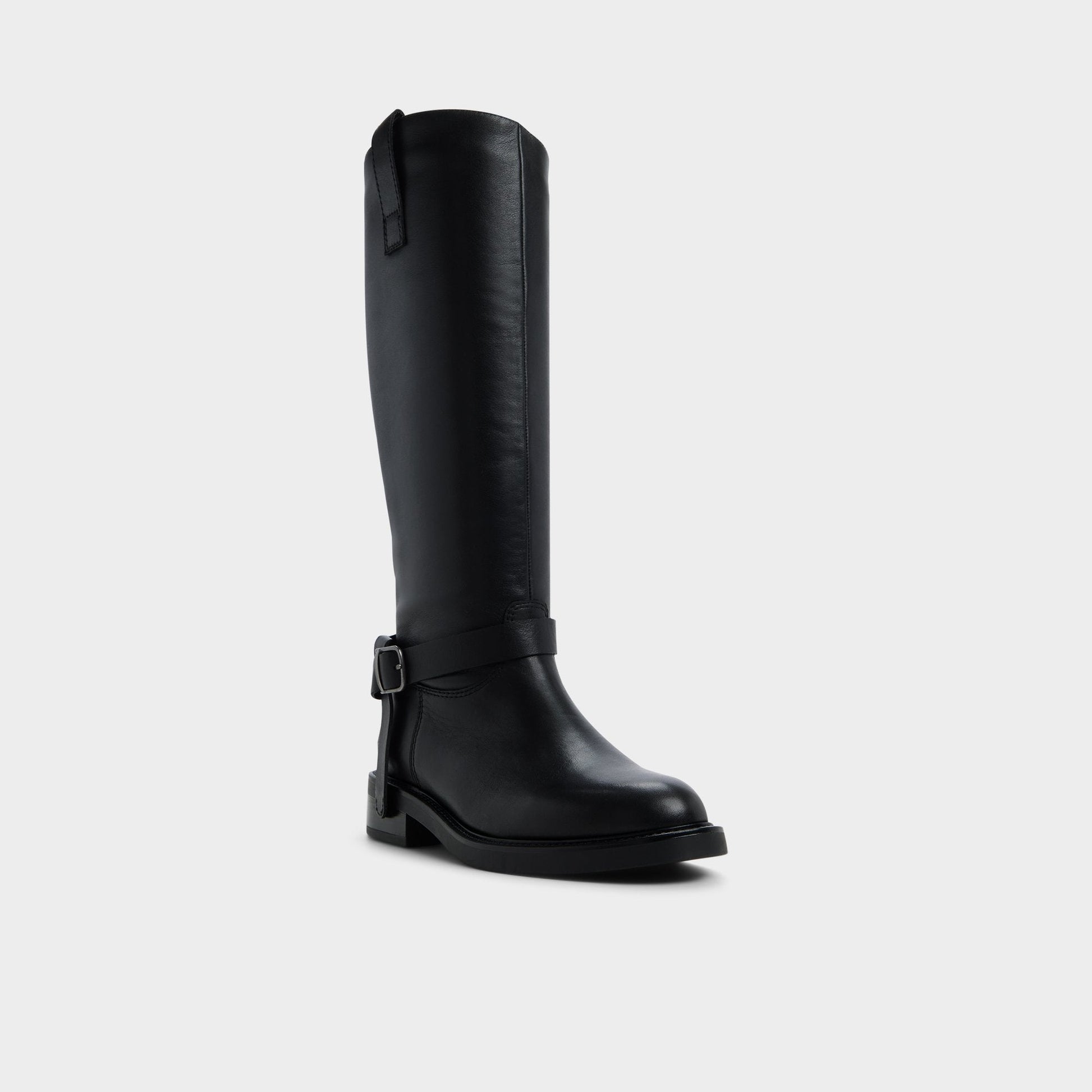 Philippa in Black - Riding boot, Block heel Aldo Black