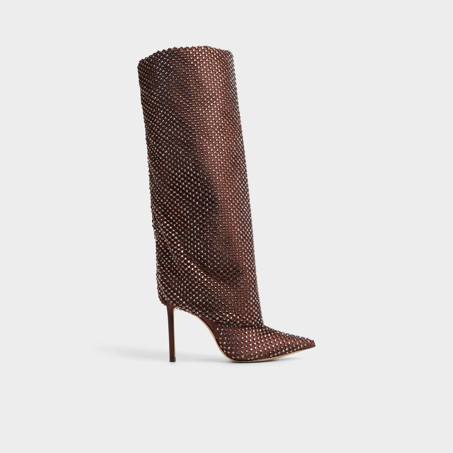 Livydalia in Dark Brown - Knee-high boot, Stiletto heel Aldo Dark brown