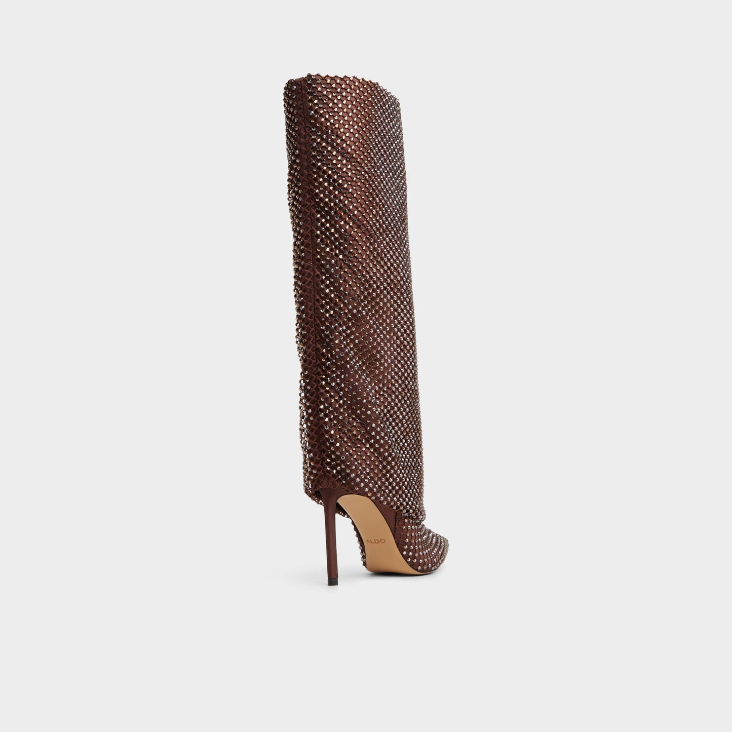 Livydalia in Dark Brown - Knee-high boot, Stiletto heel Aldo Dark brown